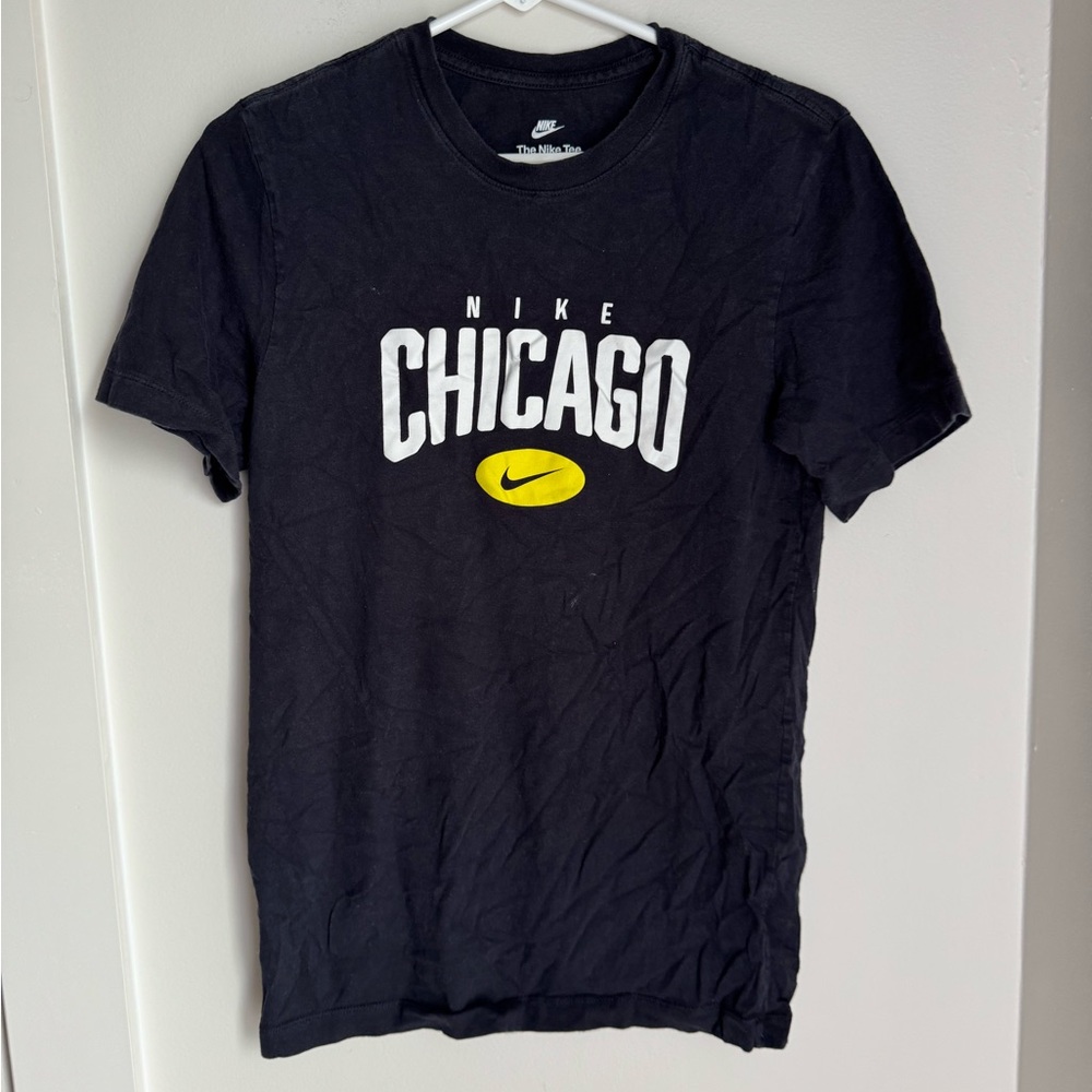 Nike Black Graphic Chicago Tee